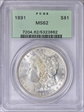 1891 $1 MS62