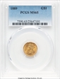 1889 G$1 MS65