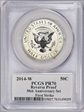 2014-W 50C Reverse Proof First Strike Moy Signature PR70