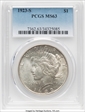 1923-S $1 MS63