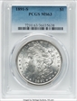 1891-S $1 MS63