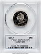 1999-S 25C Delaware PR70DCAM
