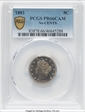 1883 5C No CENTS PR66CAM