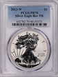 2013-W $1 Silver Eagle Rev PR PR70