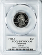 1999-S 25C Delaware Silver PR70DCAM