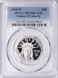 2004-W $50 Statue of Liberty PR70DCAM