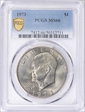 1973 $1 MS66