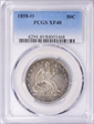1858-O 50C XF40