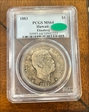 1883 $1 Hawaii MS64
