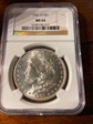 1901 0 $1 morgan silver dollar  ms 64