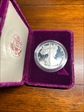 1991 one dollar  American Silver Dollar proof  proof