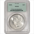1885 $1 MS65
