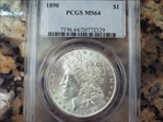 1890 $1 MS64