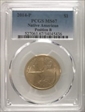 2014-P $1 Native American Position B MS67