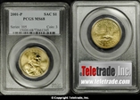 2001-P SAC$1 MS68