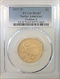 2017-P $1 Native American, Position A MS67