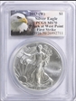 2013-(W) $1 Silver Eagle Struck at West Point First Strike MS70