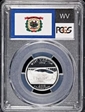 2005-S 25C West Virginia Silver PR70DCAM