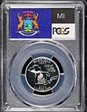2004-S 25C Michigan Silver PR70DCAM