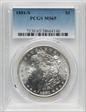 1881-S $1 MS65