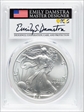 2021 $1 Silver Eagle - Type 2 First Strike Emily S. Damstra MS70