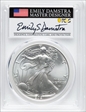 2021 $1 Silver Eagle - Type 2 First Strike Emily S. Damstra MS70