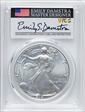 2021 $1 Silver Eagle - Type 2 First Strike Emily S. Damstra MS70