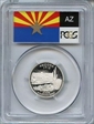 2008-S 25C Arizona Silver PR70DCAM