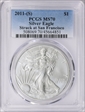 2011-(S) $1 Silver Eagle Struck at San Francisco MS70