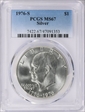 1976-S $1 Silver MS67