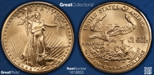 1987 $10 Gold Eagle MS67
