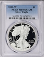 2011-W $1 Silver Eagle PR70DCAM