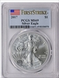 2017 $1 Silver Eagle First Strike MS69