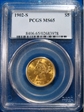 1902-S $5 MS65