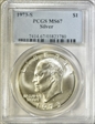 1973-S $1 Silver MS67
