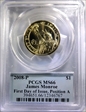 2008-P $1 James Monroe Position A - First Day of Issue MS66