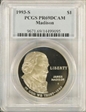 1993-S $1 Madison PR69DCAM