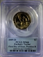 2009-D $1 Zachary Taylor Position B - First Day of Issue MS66