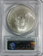 2008 $1 Silver Eagle First Strike MS70