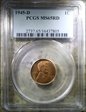 1945-D 1C MS65RD