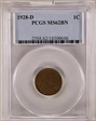 1928-D 1C MS62BN