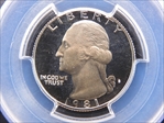1981-S 25C Type 1 PR69DCAM