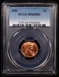 1952 1C MS65RD