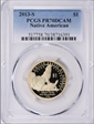 2013-S $1 Native American PR70DCAM