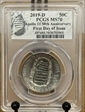 2019-D 50C Apollo 11 50th Anniversary First Day of Issue MS70