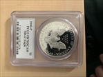 2000-P $1 Silver Eagle Mercanti Signature PR70DCAM