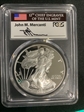 2005-W $1 Silver Eagle Mercanti Signature PR70DCAM