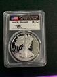 2008-W $1 Silver Eagle Mercanti Signature PR70DCAM