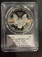 2019-S $1 Silver Eagle First Day of Issue Mercanti Flag Signature PR70DCAM