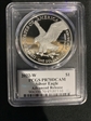 2022-W  $1 Silver Eagle Advanced Release Mercanti SF PR70DCAM